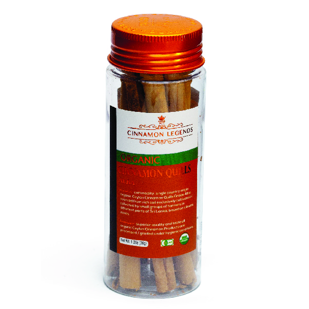 ORG CEYLON CINNAMON QUILLS(ALBA GRADE) (3)-05-04
